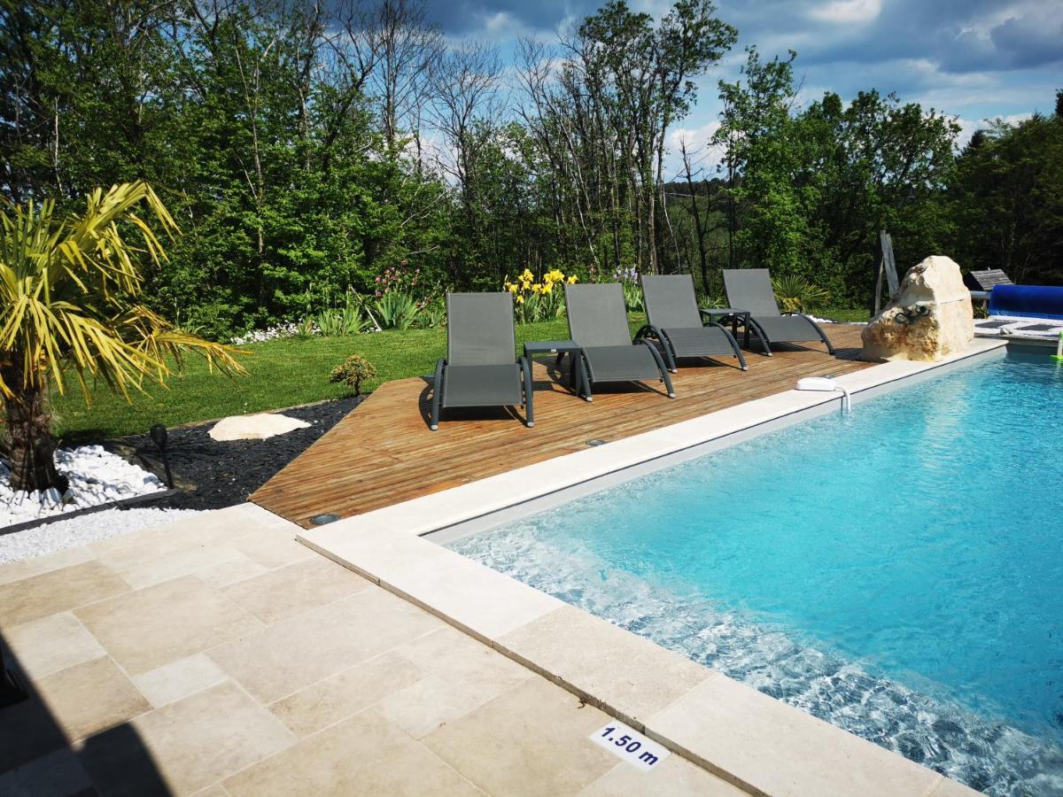 Notre Bastide Maison et table d'hôtes sur réservation, PISCINE et JACUZZI Marcillac-Saint-Quentin Exterior foto